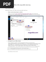 Activating Your Office 365 Using KMS Client Key