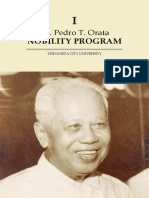 Nobility Program: Dr. Pedro T. Orata