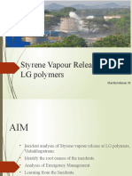 Styrene Vapour Release Incident at LG Polymers: Harikrishnan M