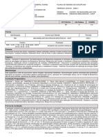 Plano de Ensino - Bioquímica I