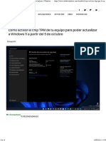 Cómo Activar El Chip TPM de Tu Equipo para Poder Actualizar A Windows 11