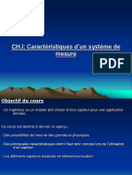 CH I - Caractéristiques D'un Système de Mesure