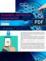 Charla #1 PPT Privacidad y Libertad en La Era Del Internet