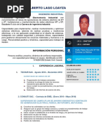 CV - Gilberto Lago Loayza 2021