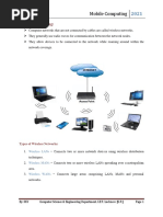 Wireless Networking