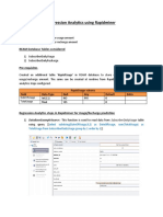 Regression Analytics Using Rapid Miner