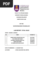 Lab Report Experiment Total Solid (Evt 525) (Group 5)