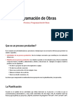 Programación de Obras