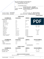 Hoja de Resultados: Determinación Resultados Valores Normales Unidades