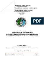 Cours Du Contentieux Constitutionnel