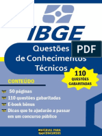 IBGE Questoes de Conhecimentos Tecnicos e Book