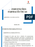 Slide Intervenções Farmacêuticas