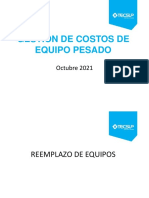 06 Gestión de Costos de Mantenimiento de Equipo Pesado - Reemplazo de Equipos