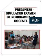 160 Preguntas Simulacro Examen de Nombramiento Docente