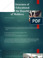 General Structure of National Educational System of The Republic of Moldova