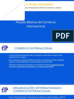 Noções Básicas de Comércio Internacional