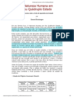 A Natureza Humana em Seu Quádruplo Estado