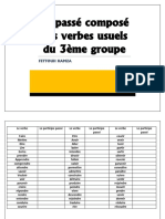 Le Participe Passé Du 3 Groupe