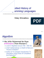 Potted History of Programming Languages: Vitaly Shmatikov