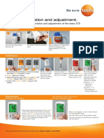 Important Tips On The Calibration and Adjustment of The Testo 270