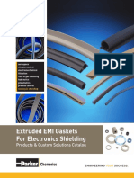 Parker Chomerics Extruded EMI Gaskets Products and Custom Solutions Catalog