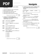 B1+ Unit Test 1B: 2 Points For Each Correct Answer 10