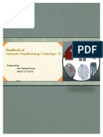 Handbook Of: Garments Manufacturing Technology - II