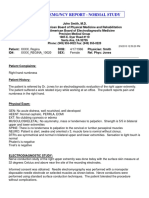 Sample Emg/Ncv Report - Normal Study