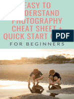 Photography Cheat Sheet