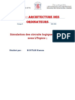 Simulation Additionneur Soustracteur Ltspice