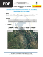 Coer Cajamarca Reporte de Emergencia 203 2021