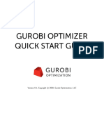 Gurobi Optimizer Quick Start Guide (9.1)