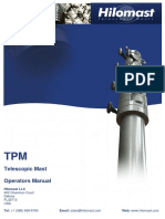 Telescopic Mast Operators Manual: Issue 1 1