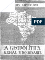 A Geopolítica Geral e Do Brasil Backheuser