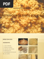 Preparacion de Arroz Con Coco - Soraya Sierra