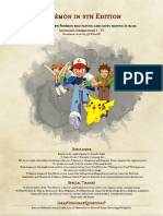 Pokemon 5e PHB - Gen I - VI