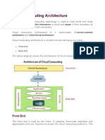 Cloud Computing Architecture