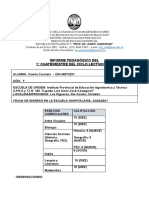 Informe Pedagógico Del 1° Cuatrimestre