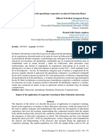 Impacto de La Aplicación Del Aprendizaje Cooperativo en Aulas de Educación Básica