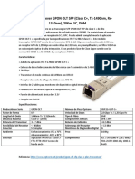 Equipos de Transmisiones FTTX