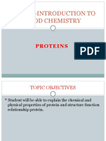 FST3107-INTRODUCTION TO FOOD CHEMISTRY - Protein