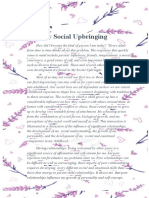 My Social Upbringing: It Shows Me That Peer Relationships Influence My Growth of Personality and Self-Concept