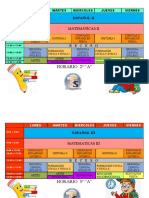 Horario de 2 y 3