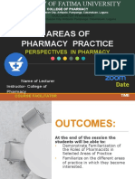 8 - Areas of Pharmacy Practice