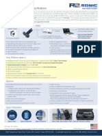 Multibeam Echosounder Specifications: Standard Features For All R2Sonic MBES