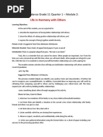 Homeroom Guidance Grade 11 Quarter 1 Module 2