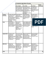 ENGL206 W1 Customer Response Grading Rubric