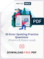 50 Error Spotting Practice Questions Edited