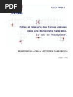 Rôles Et Missions Des Forces Armées Dans Une Démocratie Naissante