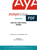 Avaya Like For Like Policy Guide v3.2